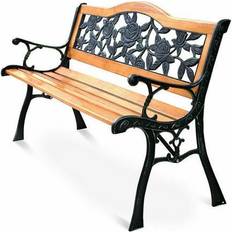 Garden Benches Costway Patio Garden Bench