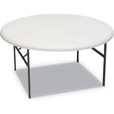 Outdoor Dining Tables Iceberg IndestrucTable 60-inch Platinum