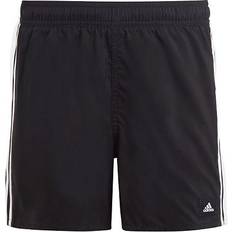 Polyester Bademode adidas Kid's 3-Stripes Swim Shorts - Black/White (HA9405)