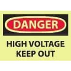 NMC Sign: Rectangle, "Danger Voltage