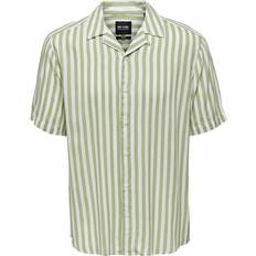 Only & Sons Regular Fit Resort Collar Shirt - Green/Swamp