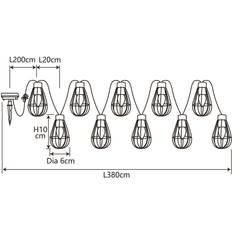 Solar-Leuchten Lichterketten Nino Leuchten Led Solar Aussen Lichterkette