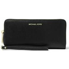 Michael Kors Jet Set Travel Saffiano Continental Wallet Pearl