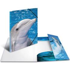 Herma Elasticated Folder A3 PP Dolphin