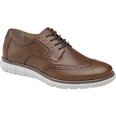 Low Top Shoes Johnston & Murphy Little Boys Holden Wingtip Shoe Tan Tan