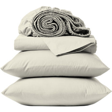 Pillow Cases Purity Home Solid 400 Thread Count Sateen Pillow Case White