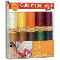 Gutermann Cotton 50 Fall Collection 10 Spools