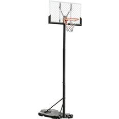 Soozier Portable Basketball Hoop With Backboard and Wheels