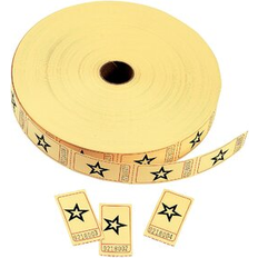 Board Games Fun Express Yellow star single roll tickets, party supplies, 1 piece