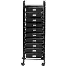 Furniture Honey Can Do 10-Drawer Trolley Table