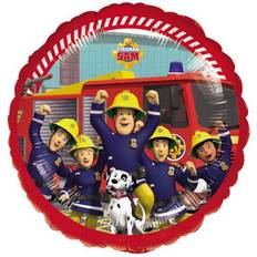 Dyre - og figurballonger Amscan Folienballon Fireman Sam 43 cm