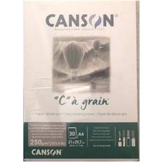 Canson Zeichenpapierblock C, à grain Couleur, grau meliert