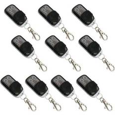 Black Garage Doors Aleko remote control for gate opener 4-channel remote transmitter 10 pcs