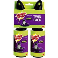 Lint Rollers Scotch-Brite Pet Hair Roller 112 Sheets Twin Pack