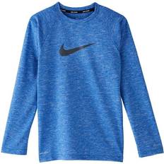 Nike UV Clothes Children's Clothing Nike Kids Blue Hydroguard Big Kids Swim Top