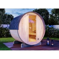 Saunas Gartenhaus FinnTherm Fasssauna Mini XS