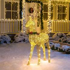 Joiedomi 5ft 3D Reindeer Buck Christmas Lamp