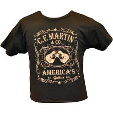 Martin Electric Guitars Martin dual guitars vintage t-shirt black