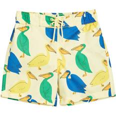 Mini Rodini Printed Swim Shorts - Yellow