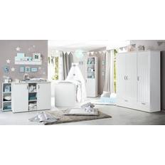 Möbel-Sets Roba Komplett-Babyzimmer, Constantin Kinderkleiderschrank, Babybett, Wickelkommode