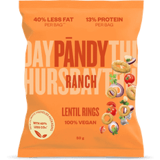 Snacks Pandy Lentil Rings Ranch 50g