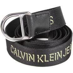 Slides Calvin Klein Jeans Womens Slider D-ring Belt - Black
