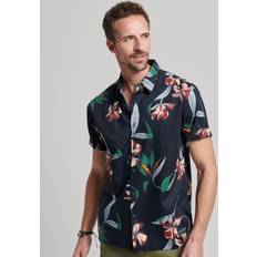 Superdry Skjorter Superdry VINTAGE HAWAIIAN S/S SHIRT Navy