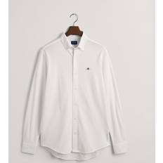 Gant Men Regular Fit Jersey Piqué Shirt White