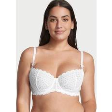 Dream Angels Lightly Lined Lace Demi Bra, White/ivory, Women's