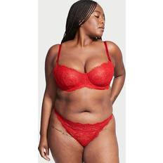 Dream Angels Wicked Unlined Lace Balconette Bra, Red, Women's Bras Victoria's Secret