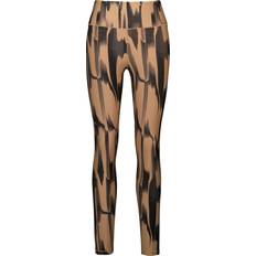 Casall High Waist Printed Tights - Embrace Beige