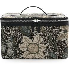 Ceannis Flower Linen Toilet Bag Toiletry bags & Makeup bags Cotton Black 013019913