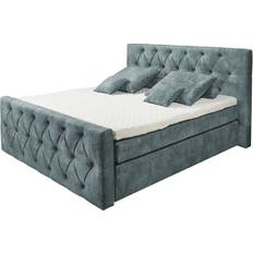 Hammonton Smoke Blue Boxspringbett 180x200cm