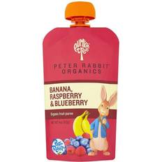 Peter Rabbit Organics Baby Raspberry Banana Blueberry, 4 oz