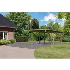 Karibu Gartenhäuser Karibu Einzelcarport Eco 2 Variante C kesseldruckimprägniert 229.0 (Gebäudefläche )