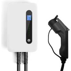 Current Clamp 240V 32 Amp Level 2 Charging Station with 20ft/6m J1772 Cable 14-50 Plug EVSE 7.68kW