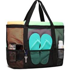 Oversized Mesh Organizer Travel Bag with Pockets