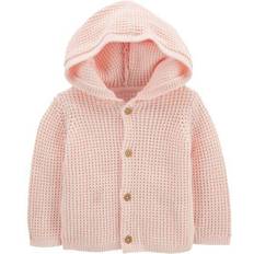 Cardigans Children's Clothing Carter's Baby's Hooded Cardigan - Pink