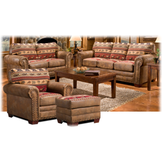 Living room table sets American Furniture Classics Model 8500-10K Sierra Lodge Dining Set