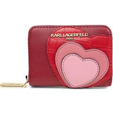 Lagerfeld Paris Women's Maybelle Zip Around Mini Wallet Blush Combo