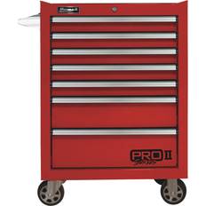 Tool Trolleys 27 in. Pro 2 7-Drawer Roller Cabinet Red