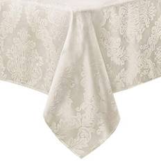 Cloths & Tissues Elrene Home Fashions Newbridge Barcelona Luxury Damask Tablecloth White, Brown