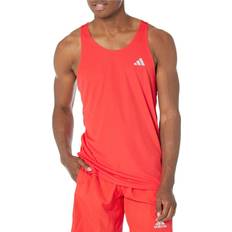 Adidas Men's Own The Run Singlet, Bright Red