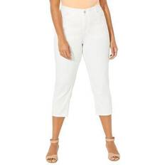 Catherines Women's Plus Size Secret Slimmer Capri 