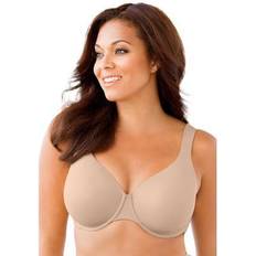 Catherines Plus Women's Uplifting Plunge Bra in Nude Size DDD