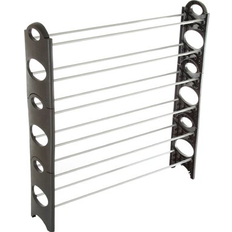 White Hallway Furniture & Accessories Everyday Home 6-Tier Stackable Black/White Shoe Rack 36x37"