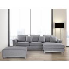 Beliani Left Hand Fabric Corner Sofa 270cm 4-seter