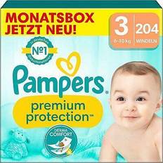 Bett-Wickeltisch Pflege & Bad Pampers Premium Protection Size 3 6-10kg 204pcs