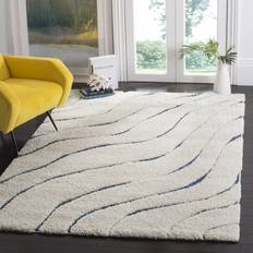 Safavieh Florida Shag Collection White, Black, Beige, Blue 48x72"