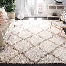 Safavieh Dallas Shag Collection Beige, White